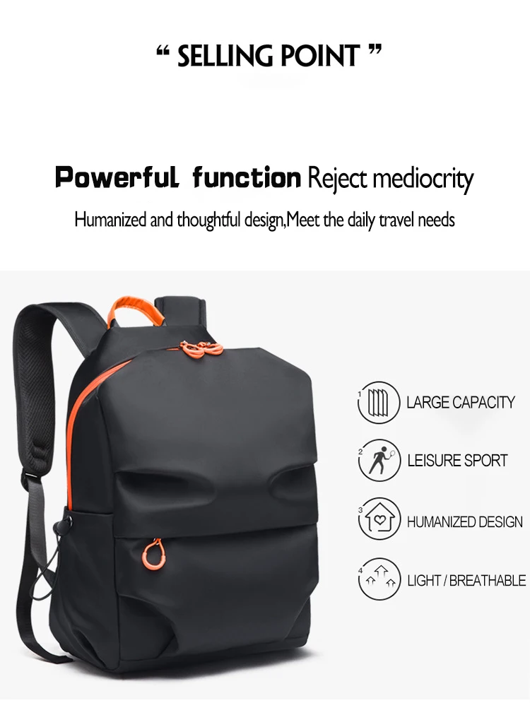 2024 New Fashion School Bags Men's Multifunction USB Waterproof Laptop Backpacks For Teenager Women Luxury Travel Male Mochila