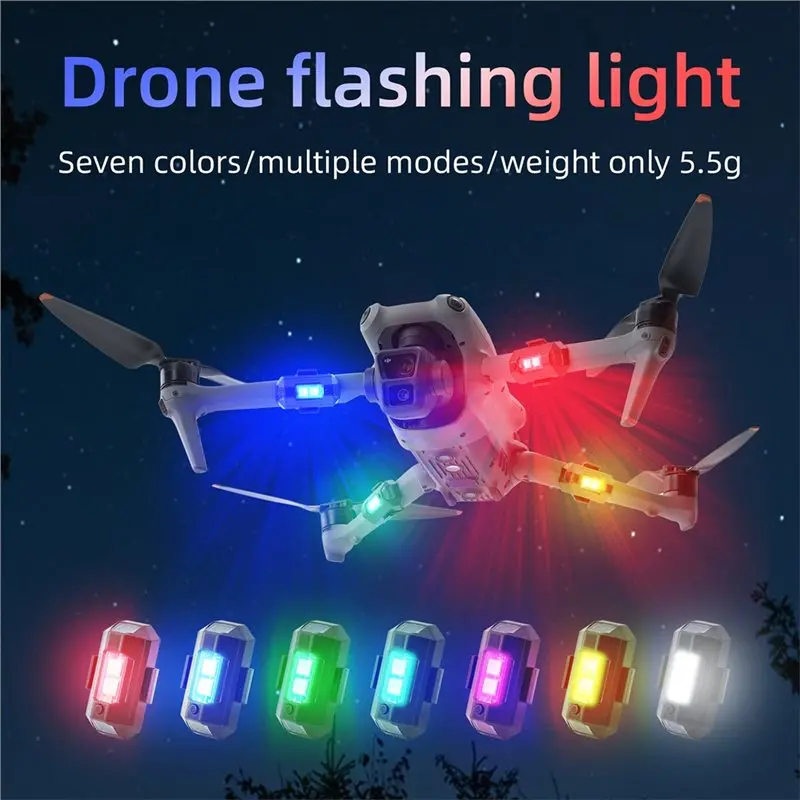 Zestaw 5 Mini Lamp Stroboskopowych do Drona DJI – Bezpieczeństwo i Widoczność