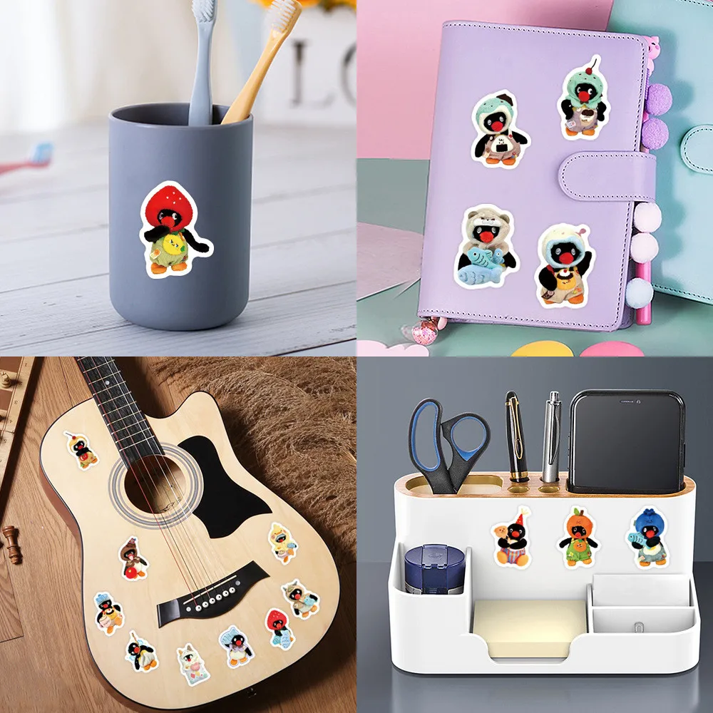 105-teilige Pingu-Pinguin-Graffiti-Aufkleber im neuen Stil – Dekor für Kühlschrank, Skateboard und Wasserbecher (Anime Worlds Store) – Detail 8
