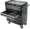 7-Drawer Rolling Tool Box, Tool Chest with Wheels and Locking System,High Capacity Tool Storage Cabinet Organizer (Black) 5