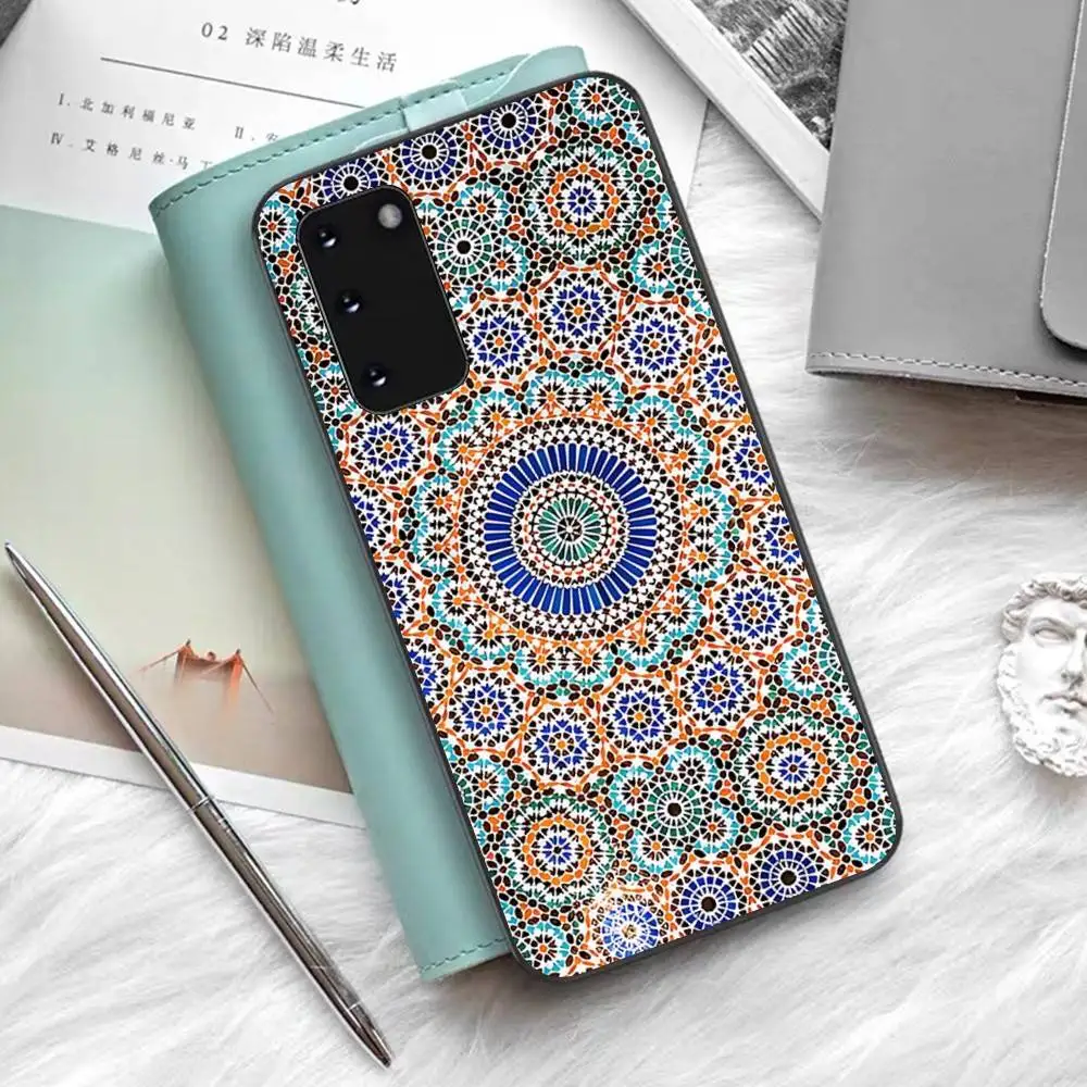 Muted Moroccan Mosaic Tiles Magnetic Phone Case