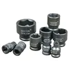 1/2" Short Impact Socket Adopter Air Sockets 6 Point 10 12 13 14 16 17 18 19 34 36 38 41 46mm for Electric Impact Air Pneumatic 1