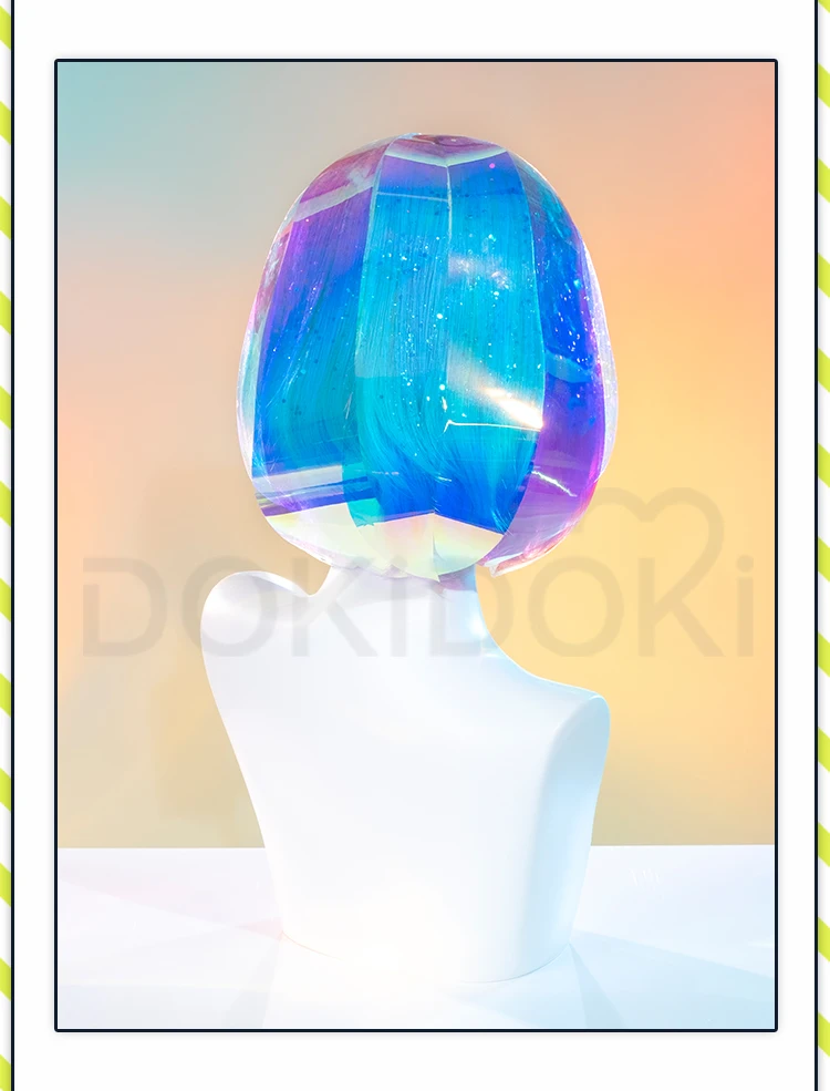 Косплей парик DOKIDOKI Земля блестящих DokiDoki | AliExpress