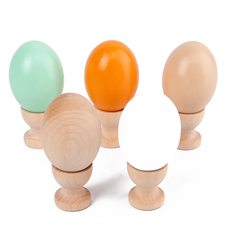easter-natural-color-wooden-eggs-shape-kids-toys-diy-creative-painted