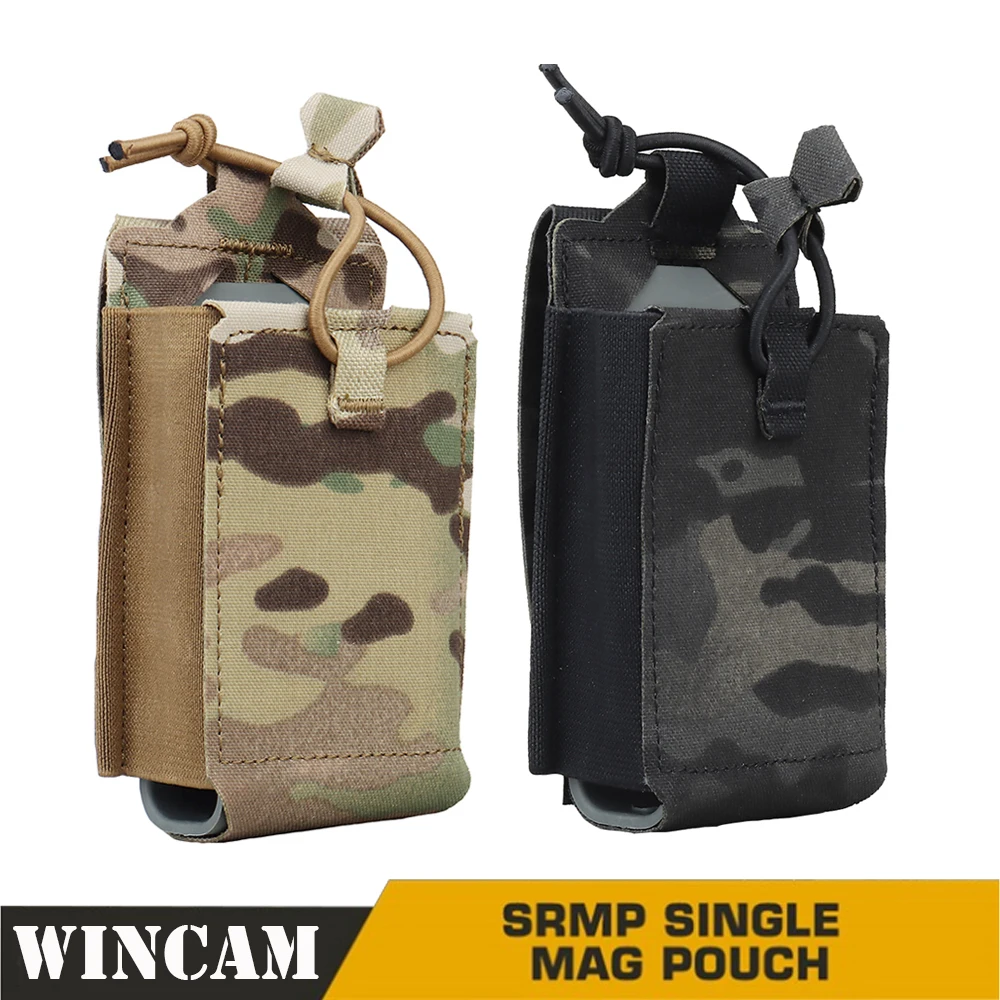 Universal SRMP Single Mag Bag Military Hunting Rifle Magazine Insert With Nylon Support Magazine Pouch for AK M4 5.56 7.62