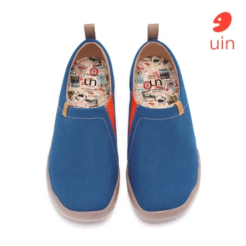 UIN Fashion Style men's Shoes Art Casual Canvas Sneakers Travel Shoes Art Painted man Slip-on shoes 1