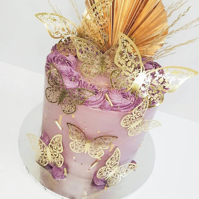 Edible Butterflies Cake Decorations