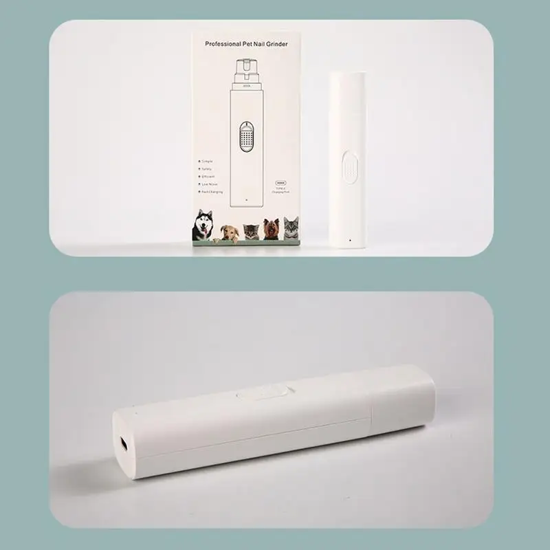 Dog Toenail Grinder Portable Dog Nail File Paw Drill Pet Claw Trimmer Rechargeable Electric Cat Clippers Toenail Filer For Small