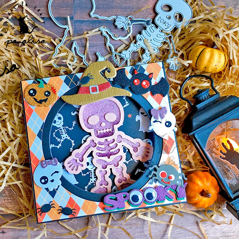 Panalisacraft-Halloween-Skeleton-Ornaments-Metal-Cutting-Dies-halloween ...