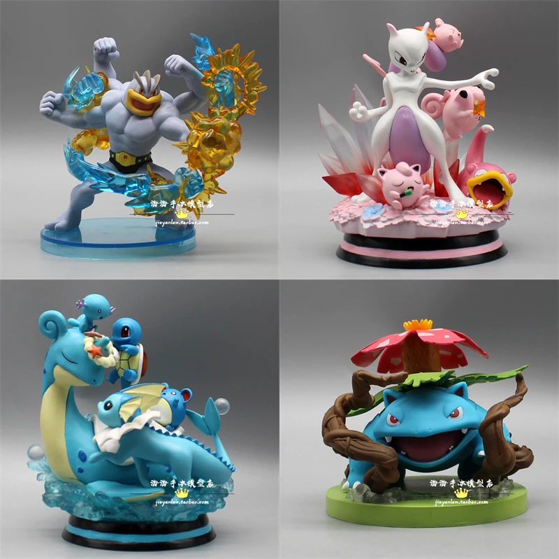 

Pokemon Figurine Anime Figure Charmander Squirtle Bulbasaur Chikorita Ivysaur Cyndaquil Vulpix Pvc Action Figure Model Toys Gift