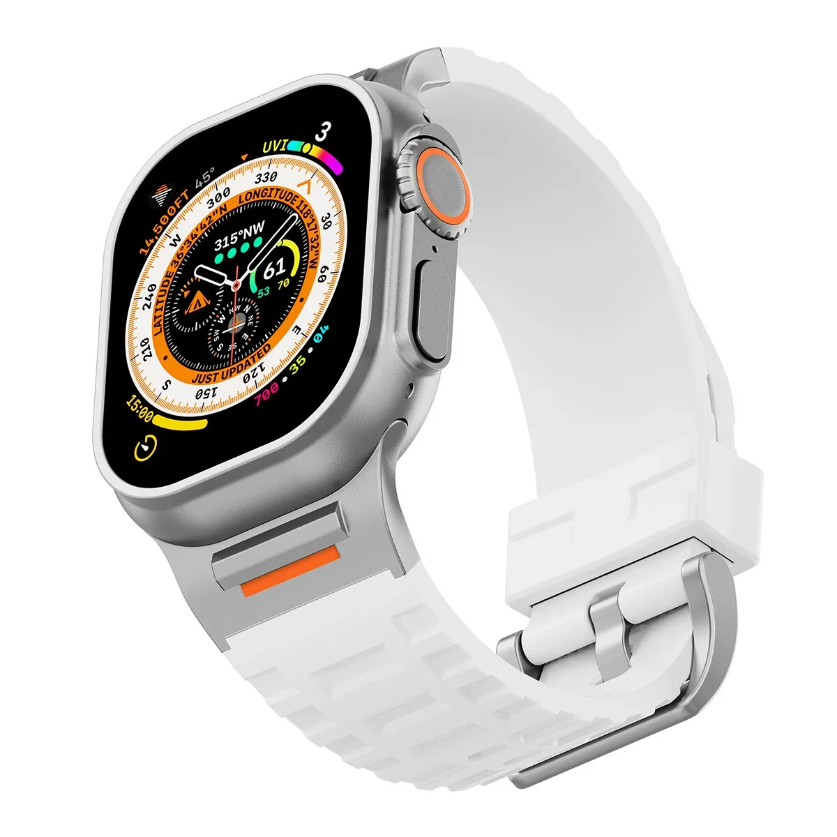 Luxury Sport Silicone Band for Apple Watch - Soft and Stylish Bracelet Strap