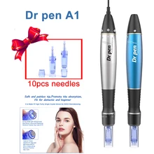 

Dr Pen A1 Wireless Microneedling with 10Pcs Cartidges Kit Microneedling DermaPen Auto Micro Needle Derma System Therapy