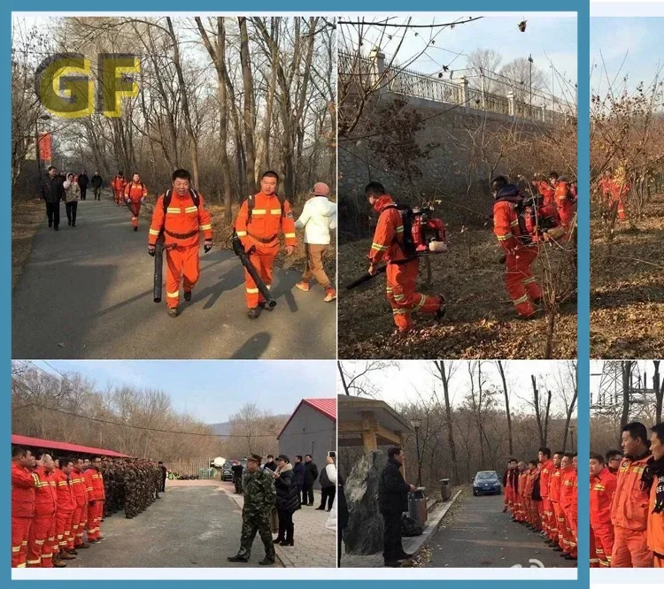 Snow Blower Petrol Leaf Blower KS865 68cc Two Stroke Backpack Wind Fire Extinguisher Gasoline Air Blower Wireless 4