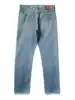 New Arrival Kapital Vintage Jacquard Embroidered Eye Print Punch Patch Straight Leg Jeans for Men 3
