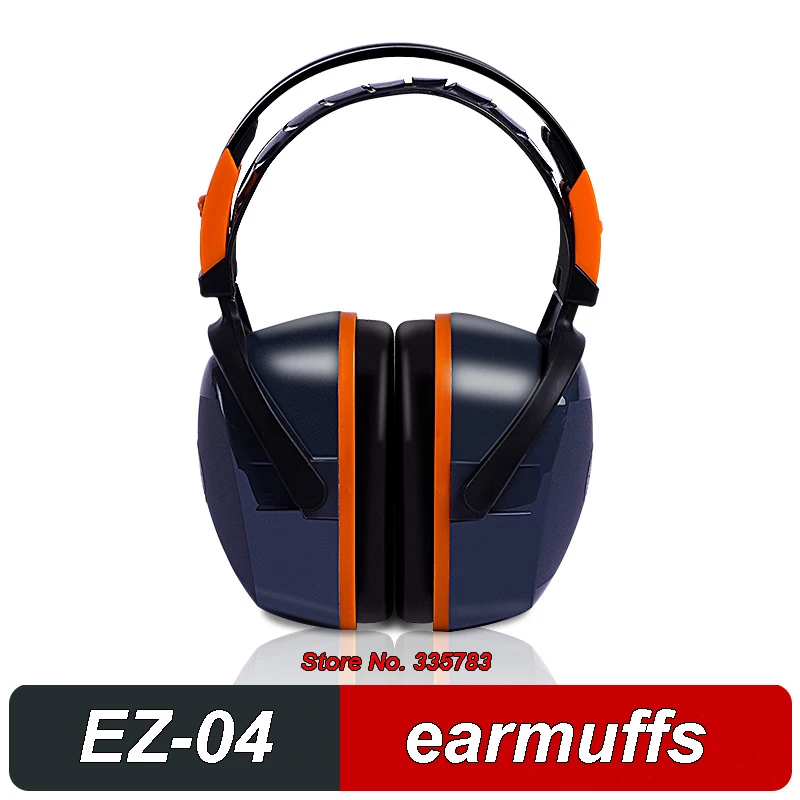 

EZ-04 Anti-noise Ear Muffs Level NRR 31 db/SNR 30 db ABS housing Soundproof cotton Size adjustable Racing car study Ear protecto