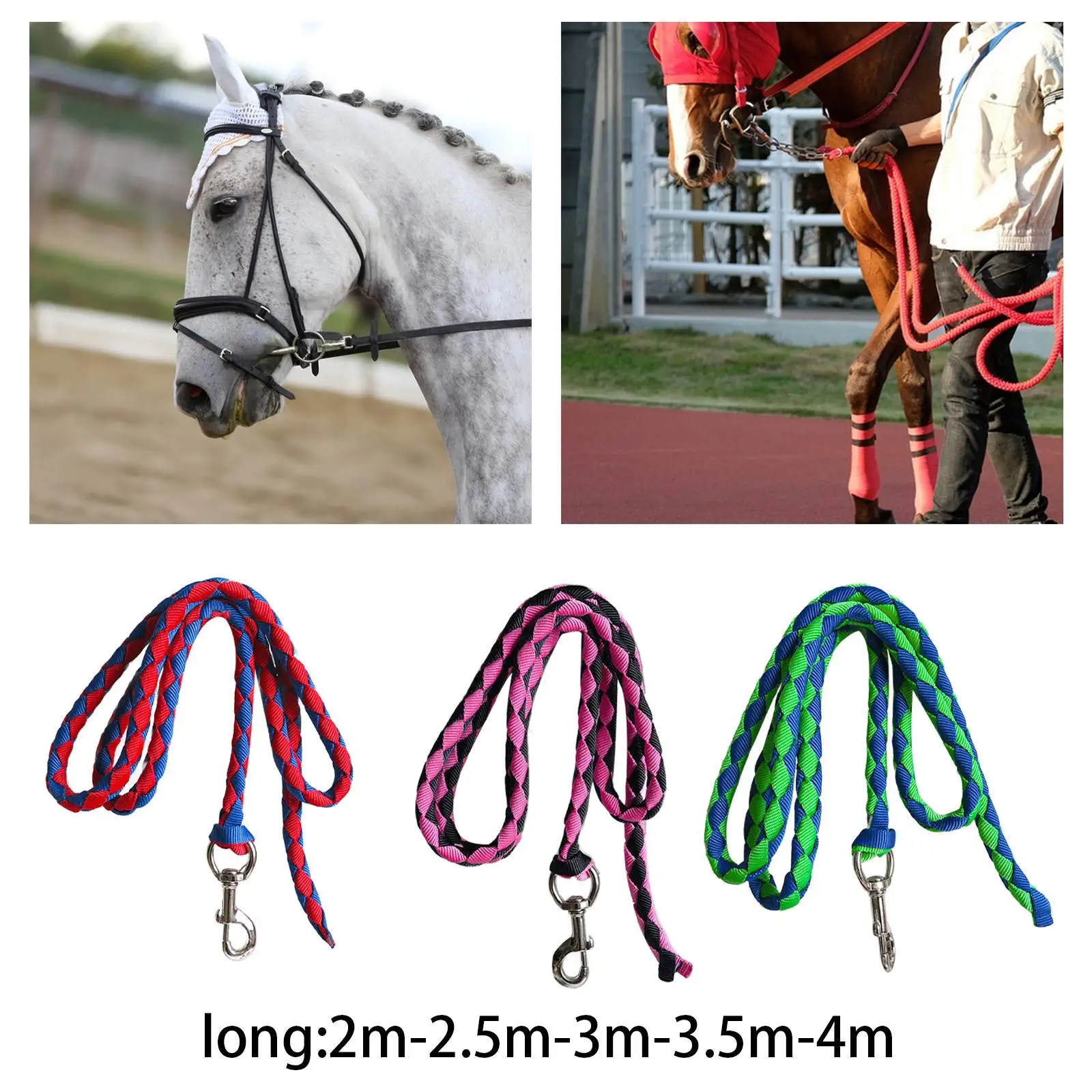 Horse Lead Rope Cord Practical Halter Rope Horse Leading Rope for Livestock