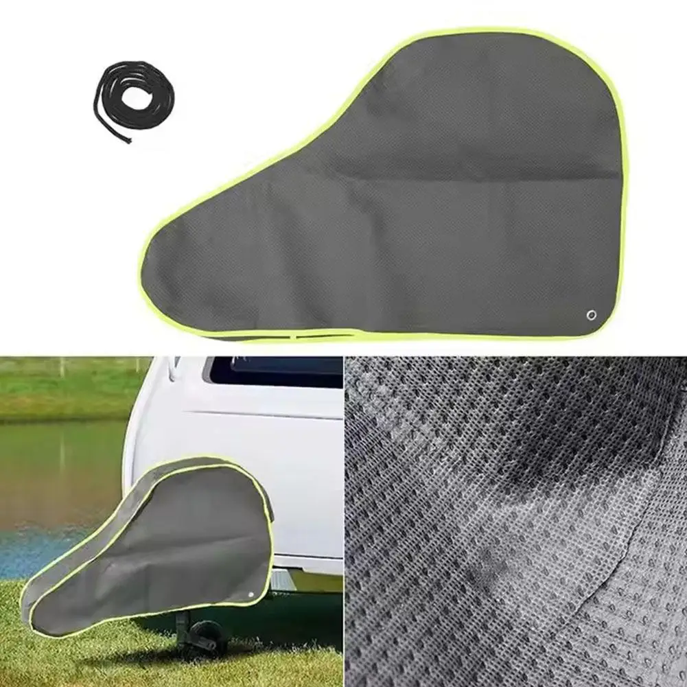 Housse De Protection Imperméable Pour Attelage De Remorque - Taille Universelle 92x62x20 Cm - Non Tissé, Facile à Nettoyer Et à Ranger