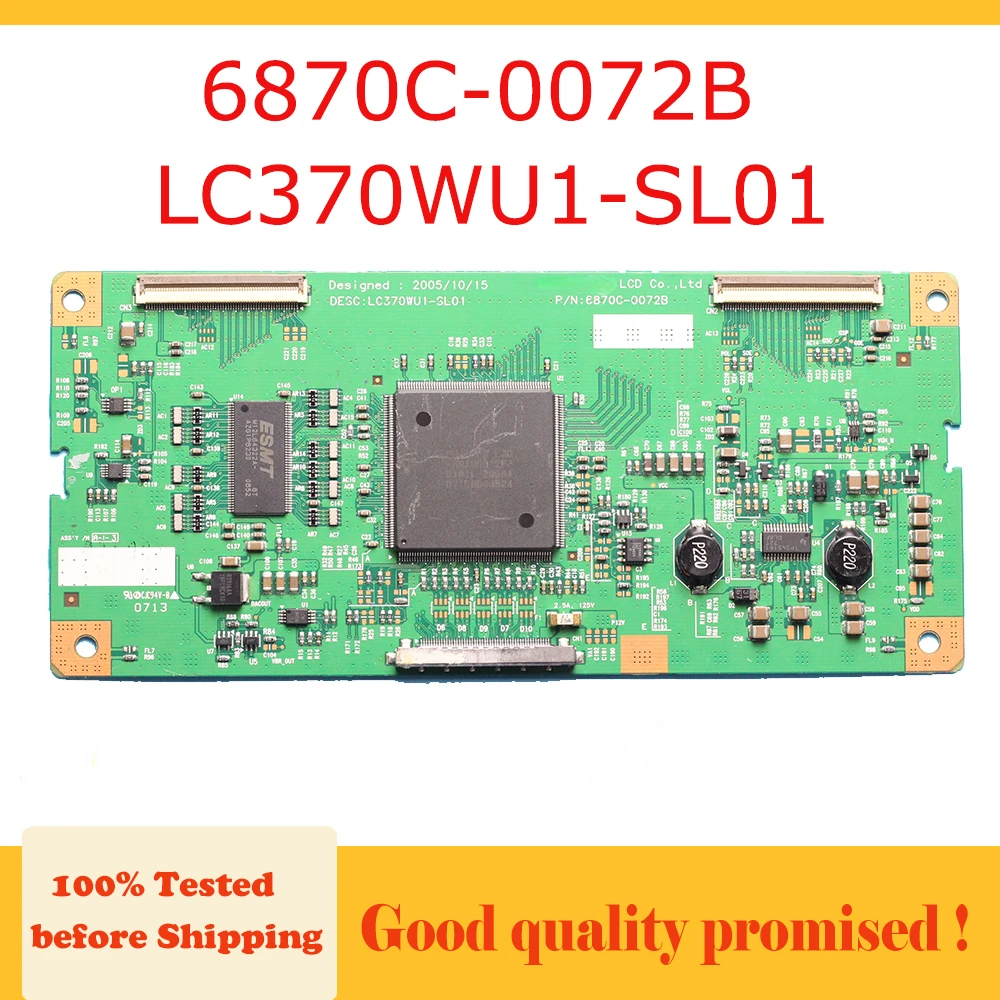 

6870C-0072B LC370WU1-SSL01 Logic Board For LG Philips LCD Co .,Ltd. 6870C 0072B 6870C0072B Model LC370WU1 SSL01 LCD TCON Board