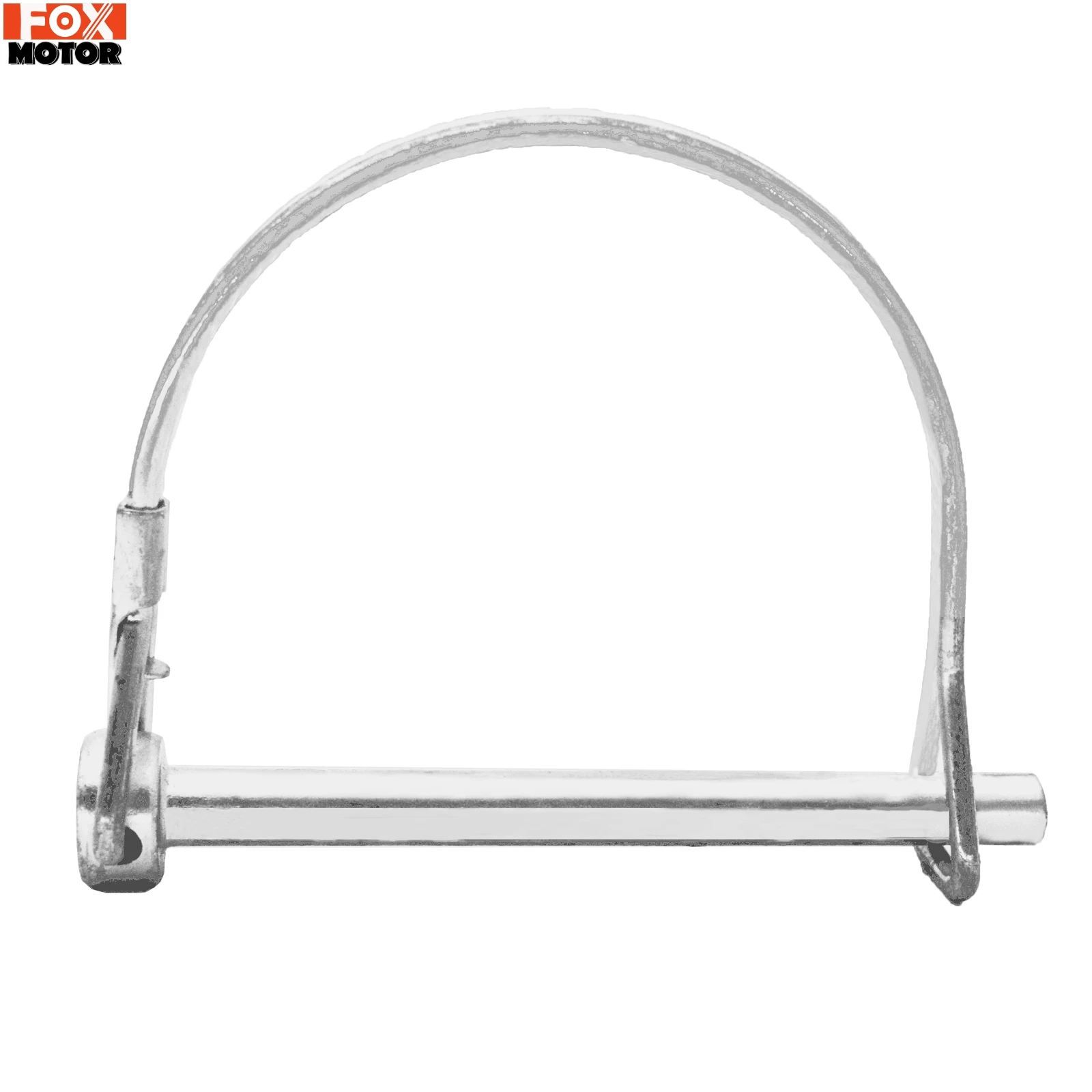 빠른 트레일러 커플러 안전 스냅 핀 잠금 장치 1/4 6mm 직경 x 50mm 70mm D 링 라운드 아치 견인 히치 후크 보트 자전거 자동차 부품