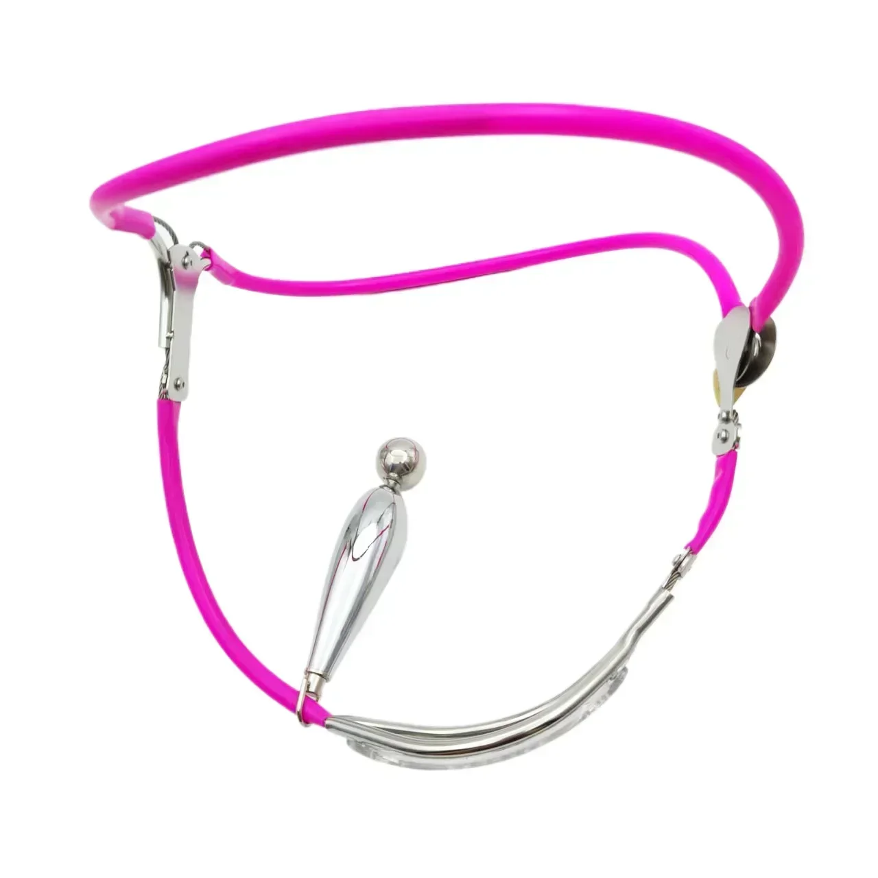 NEW Female Stainless Steel Resin Chastity Belt Device Adjustable Underwear Simple Lockable Pants BDSM Adult Sex Toys for Woman
