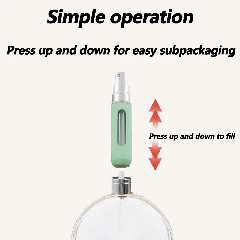 Mini Perfume Refill Bottle 5ml Refillable Cosmetic Containers