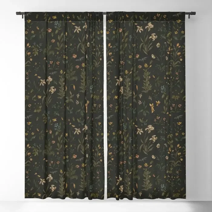 

Old World Florals Blackout Curtains 3D Print Window Curtains For Bedroom Living Room Decor Window Treatments