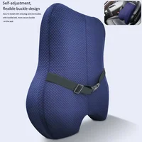 Memory Foam Seat Cushion Waist Back Support Pillow Set Orthopedic Ergonomic Coccyx Relief Hip Lumbar Pad for Office Chair Car 5