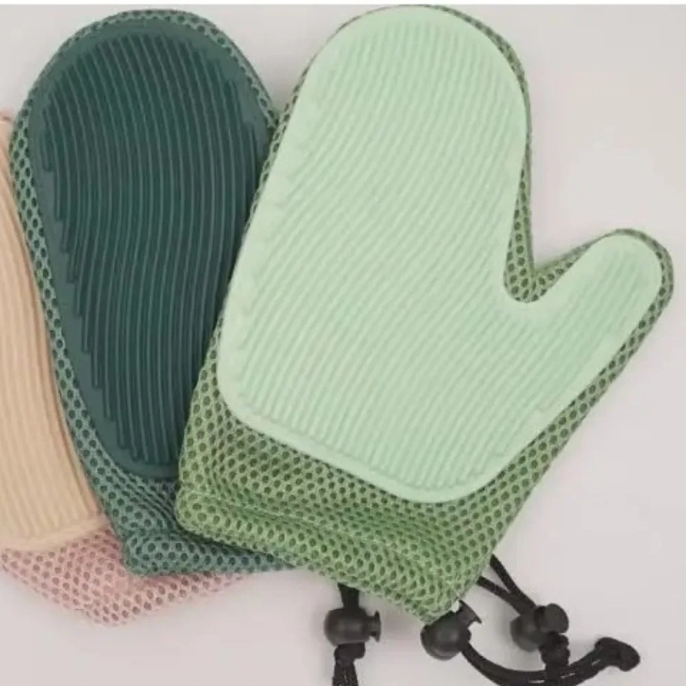 Newly Upgraded Double-sided Pet Grooming Gloves Massage Bath Comb - PeticaDeals