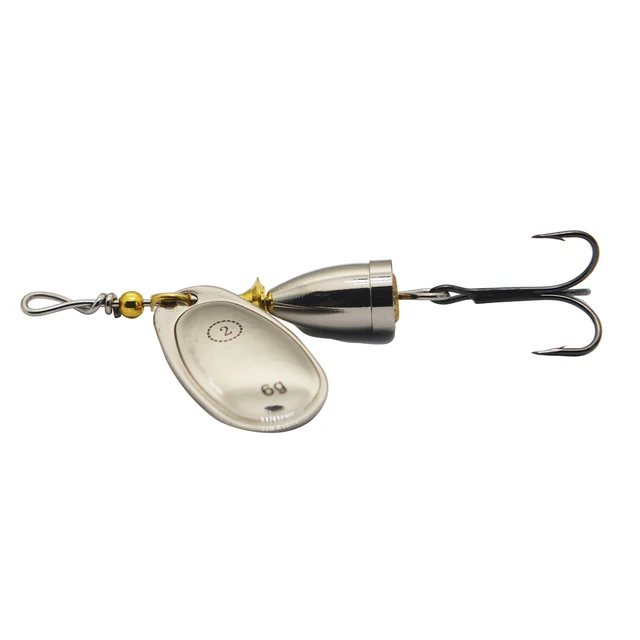 Leurre de pêche Spinnerbait, appâts Spinner en métal dur pour bar, truite, saumon, pour bar, doré, truite, appâts Spinner en ligne 6