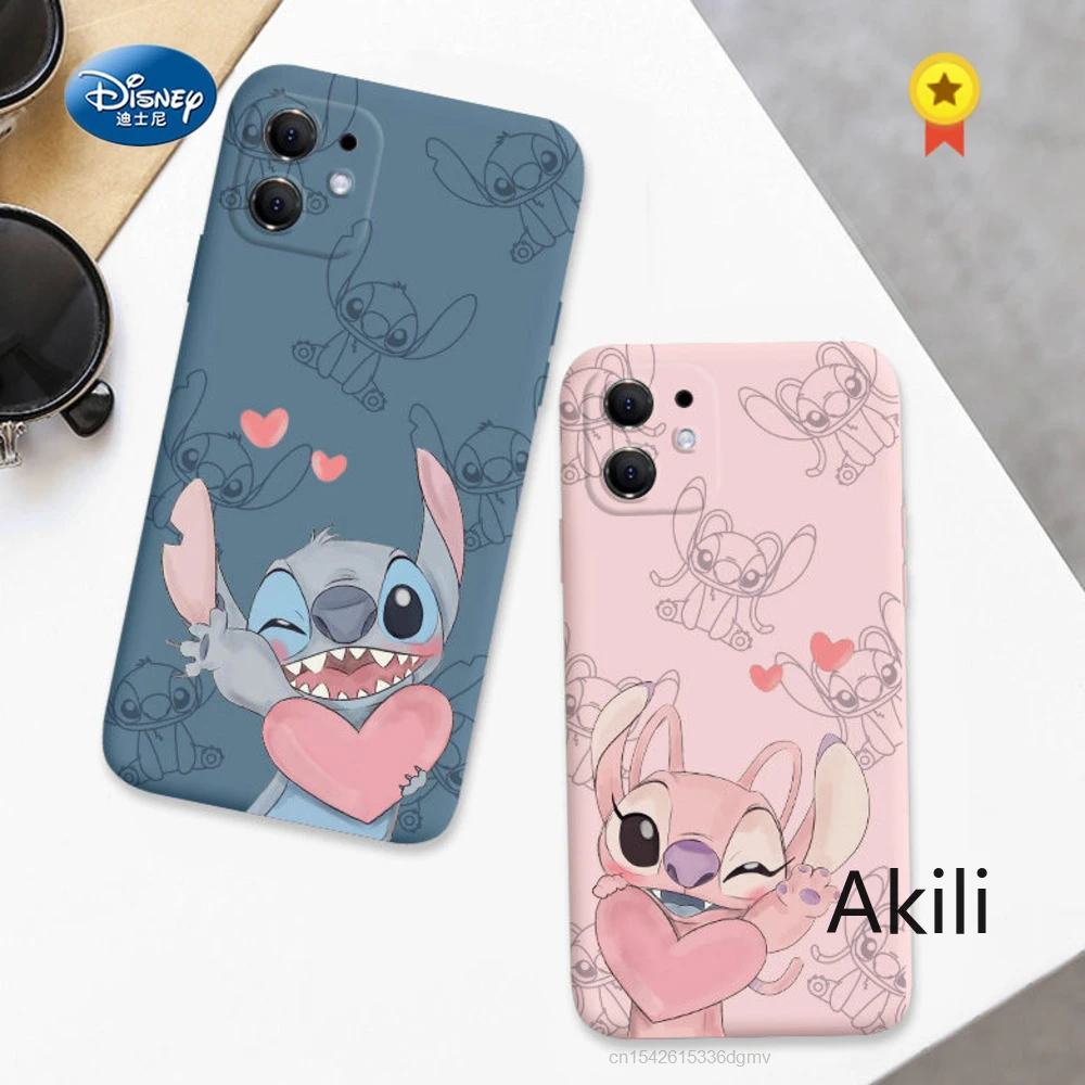 Disney fundas de Lilo & Stitch para IPhone, carcasa trasera de dibujos animados para Apple IPhone 13, 8Plus, X, XS Max, 11 Pro, 12 Pro, 6, 6s| | - AliExpress