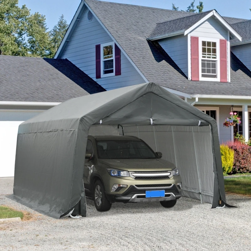 20' X 12' Large Carport Heavy Duty Outdoor Temporary Carport Canopy