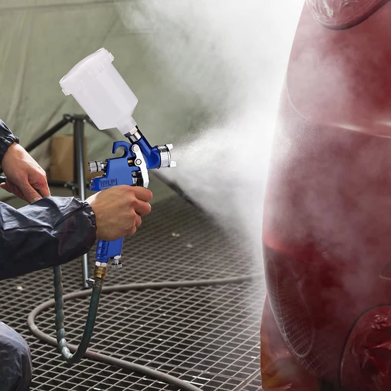 

Мини-инструмент для распыления краски HVLP, инструмент для распыления краски под давлением, сопло 0,8 мм, набор инструментов для ремонта автомобильной пневматической краски