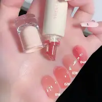 Sweet Mint Jelly Lip Glaze Non-stick Lip Tint Lasting Cosmetic Liquid Lip Moisturizing Crystal Lipstick Korean Glass Gloss 1