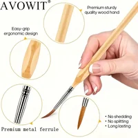 11pcs Detail Brush Set, Triangle Handle Micro Brush, Acrylic Painting Art Brush, Model Oil Painting, Digital Painting Set 3