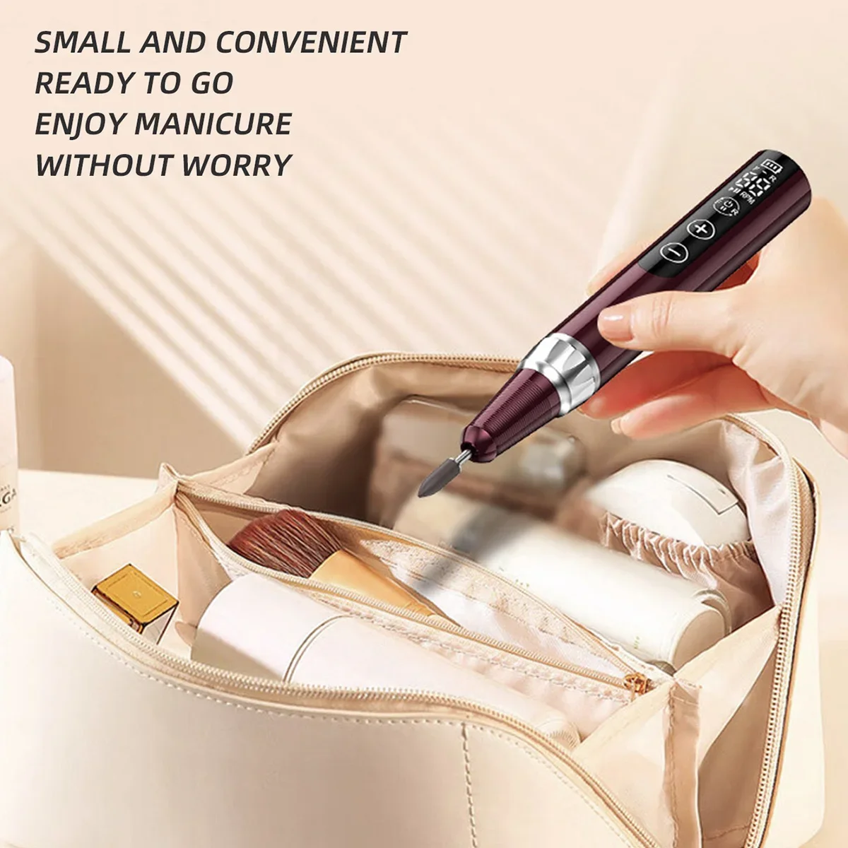 35000RPM Wireless Nail Drill Pen USB Nail File Polishing Pen Rechargeable Nail Drill Machine Portable Manicure Drill Salon Tool 5