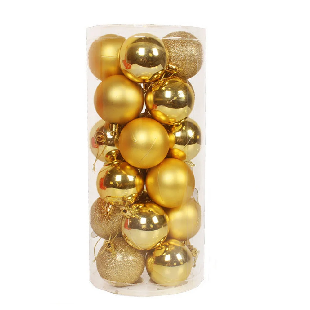 Description Picture 4 of itemChristmas Balls Shatterproof Unbreakable 6/4/3cm Plastic Balls Baubles Bulk Christmas Ornaments Set For Tree Decorations Festive