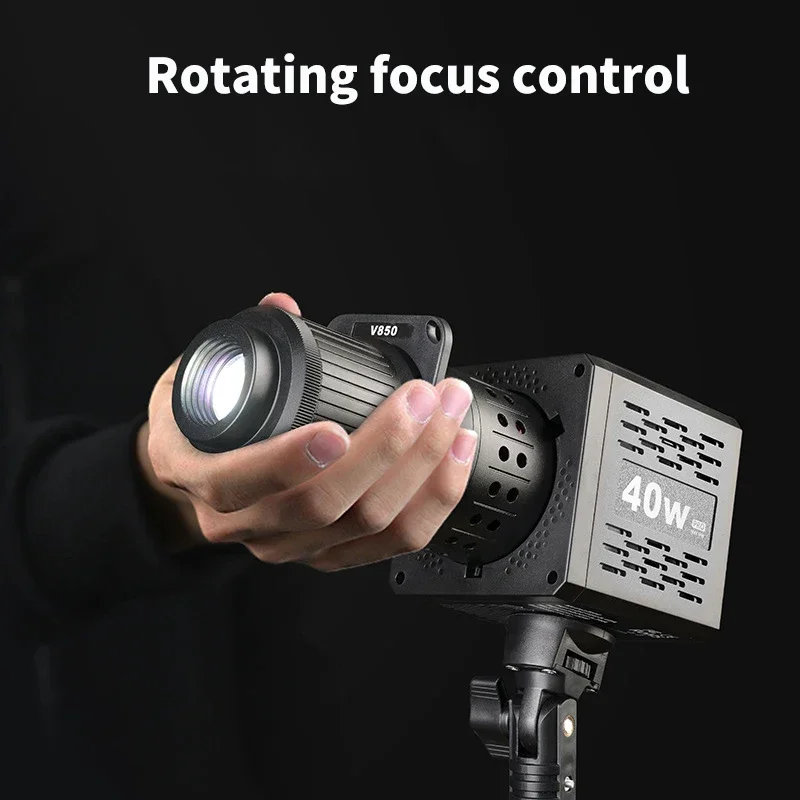 SHIYAN V850 Mini Bowens Mount Photography Spotlight Plug-in Condenser Optical Focusing Projection
