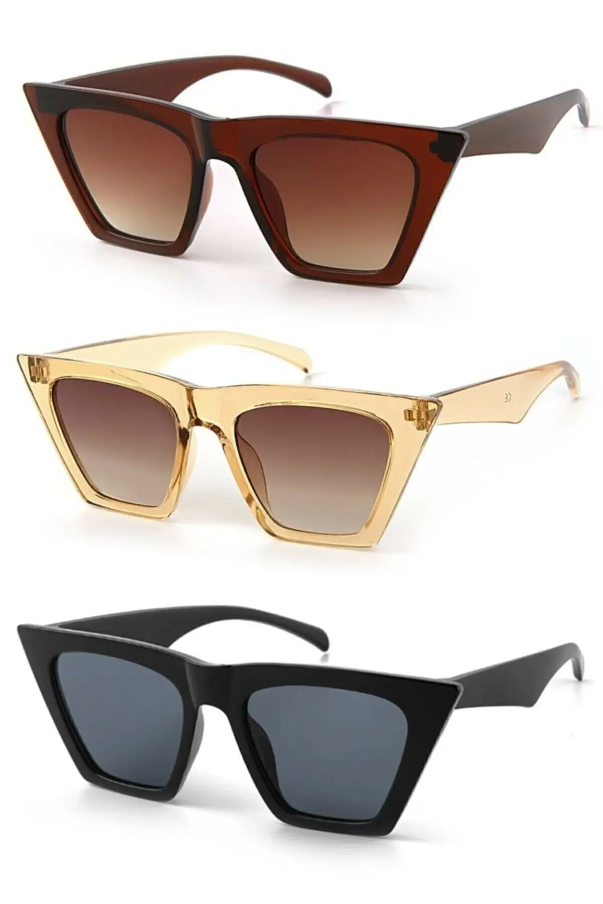 

Women's Sunglasses 3 PCs Set