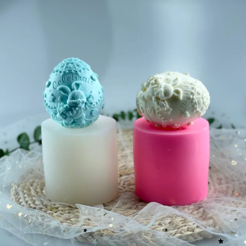 Unique Flowers Candle Silicone Mold for Handmade Desktop Decoration Gypsum  Aromatherapy Soap Resin Candle Silicone Mould
