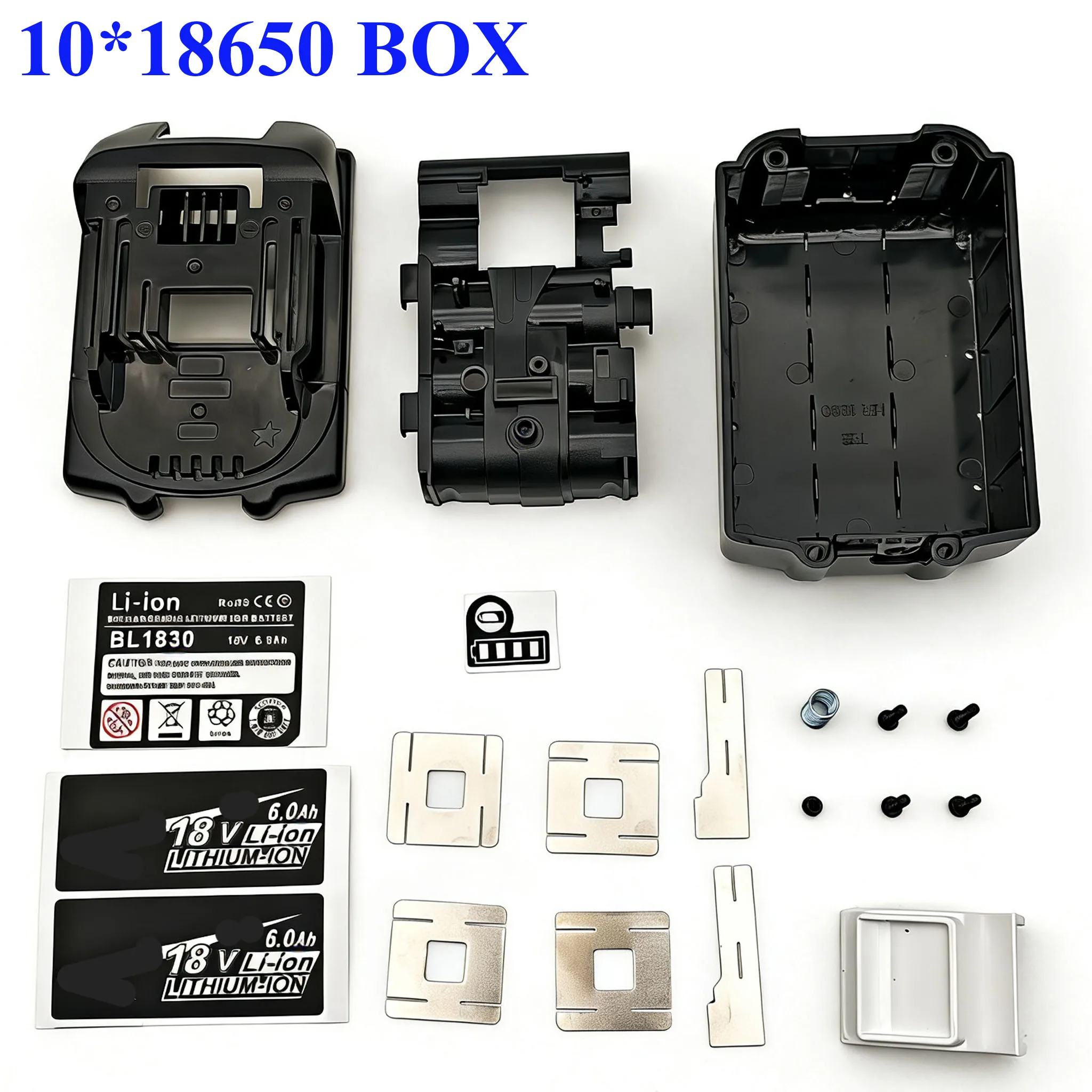 MAKITA 18V 리튬 이온 배터리 케이스 박스 BL1830 6.0Ah LED 리..