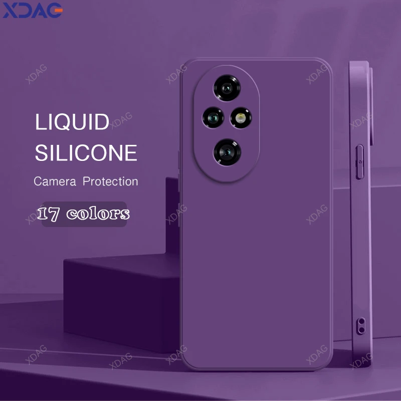 Premium Liquid Silicone Shockproof Phone Case - Solid Protective Shell