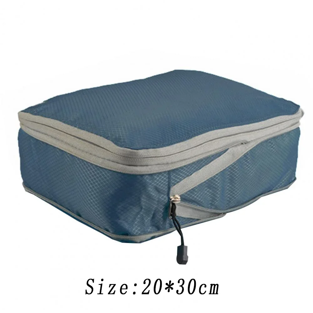 Enhanced Travel Compression Packing Cubes and Waterproof Storage Set