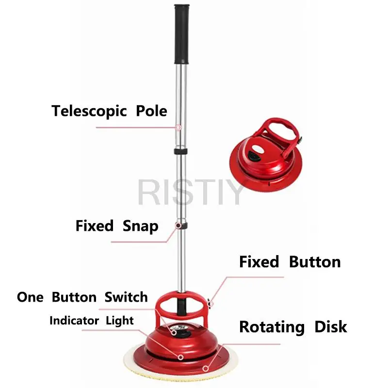 Automatic Wireless Cleaning Machine Mop Electric Cleaning Household Machine Wipes Floor Tiles Glass Roof Waxing Artifact 5
