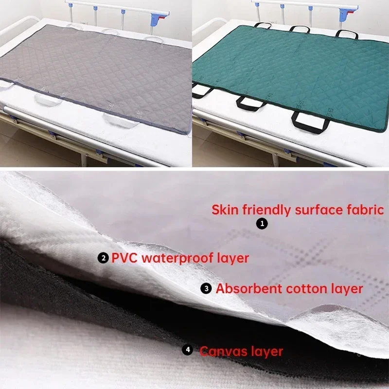 Bedridden Elderly Mobile Urinary Cushion Wakes Up Transferring Pad Paraplegic Patient Turning Assistance Belt Bedcare Supplies 4