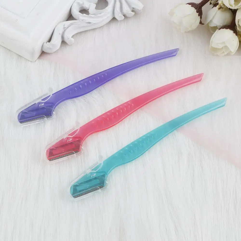 Set Portable Eyebrow Trimmer Face Hair Razors Women Eyebrow Shaver Hair Removal Trimmer Shaver Beauty Makeup Tools
