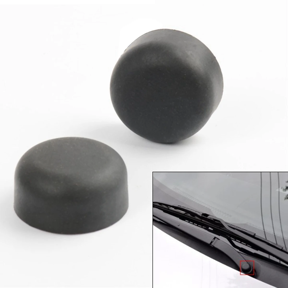 Wiper Front Wiper Arm Nut Cover Cap Bolt for Honda Accord 2003-2019 Jazz Ridgeline Civic Odyssey Pilot CRV 91611-SDA-A00