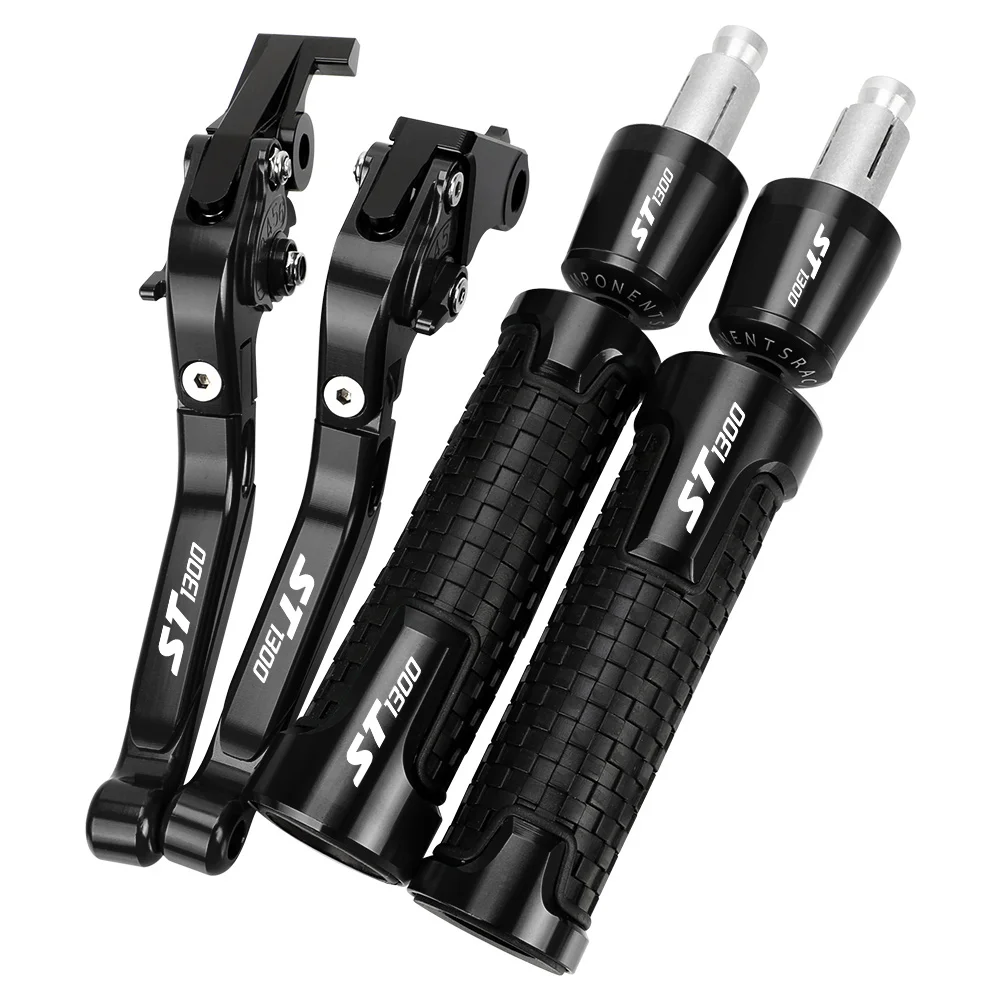 

For Honda ST1300 Accessories ST 1300 2008-2012 Motorcycle Accessories CNC Brake Clutch Levers Handlebar Handle Grips Ends