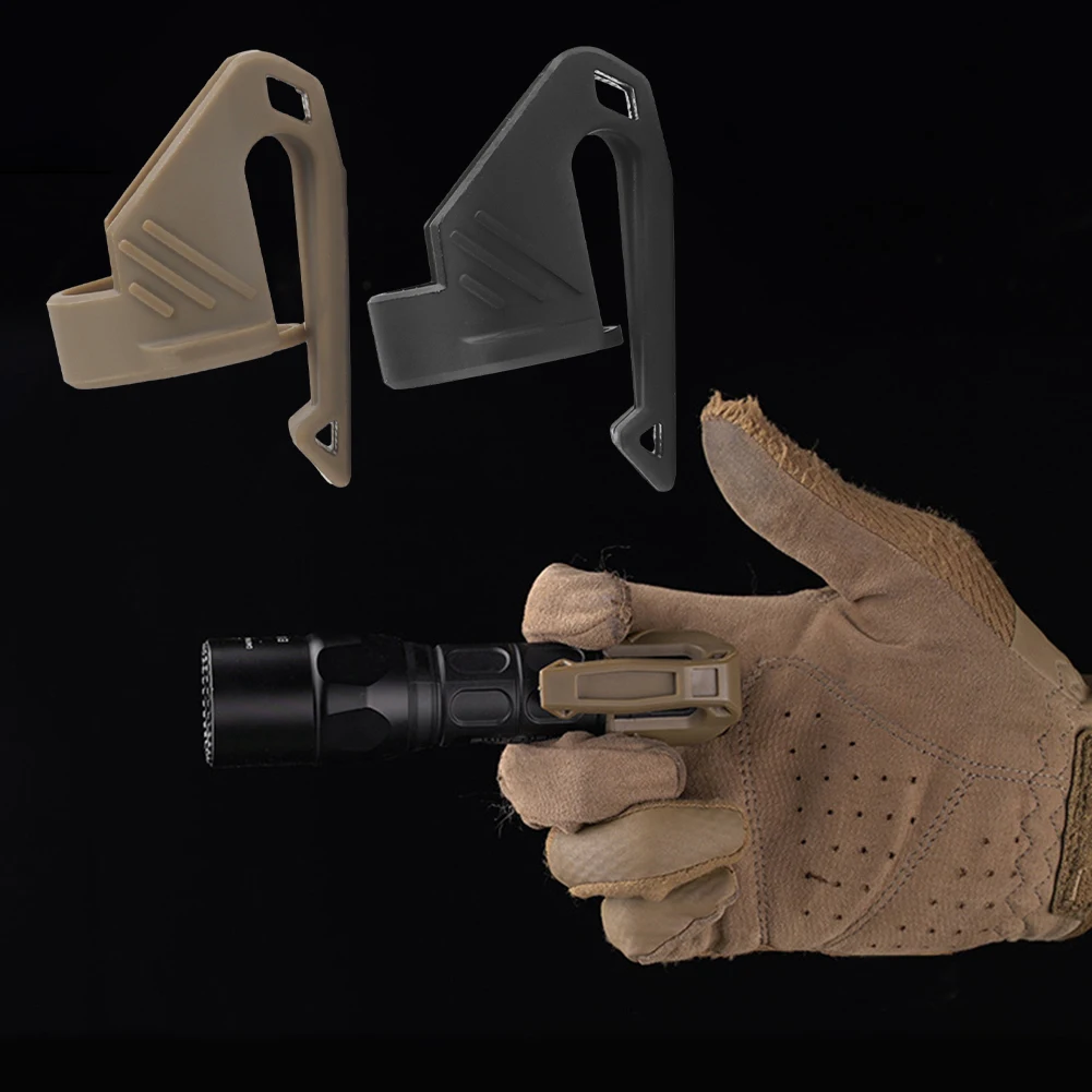 Portable Flashlight Clip Multifunction Lamp Fixing Brackets Tactical Flashlight Adapter Tactical Equipment Accessories
