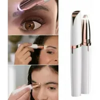 Electric Eyebrow Trimmer Electric Face Eyebrow Hair Trimmer Mini Portable Women Body Shaver Remover Blade Eye Rechargeable 6