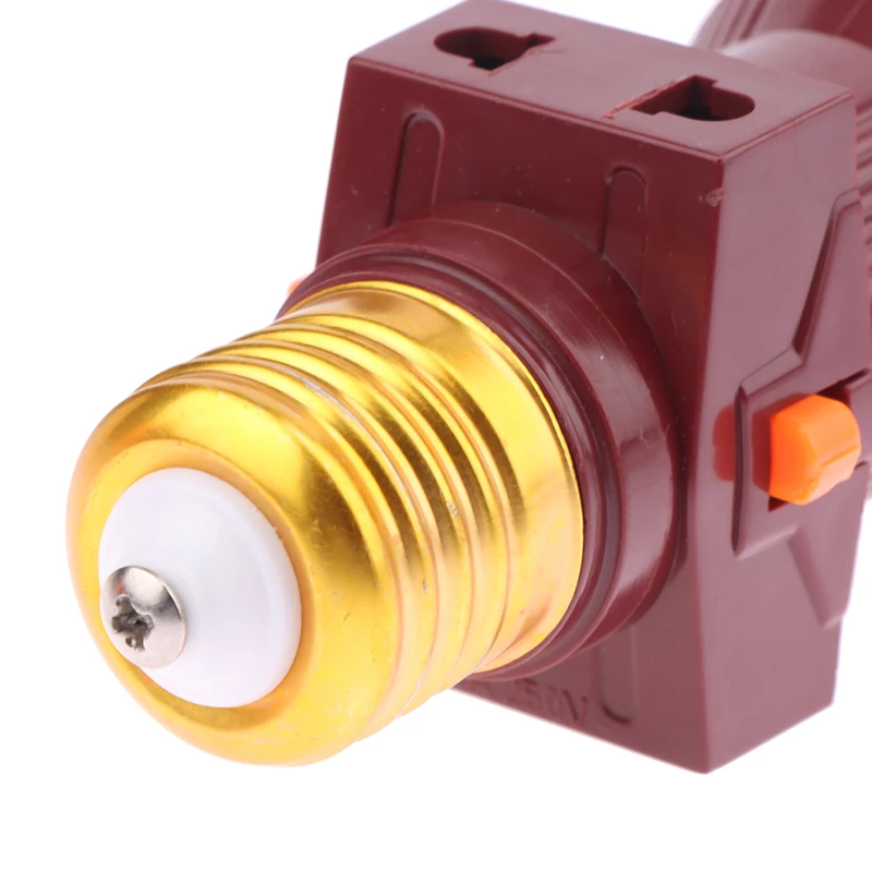 E27 Double Screw Multi-purpose Socket Switch Lamp Holder Plug Socket Lamp Base Lighting Accessories 110V-240V